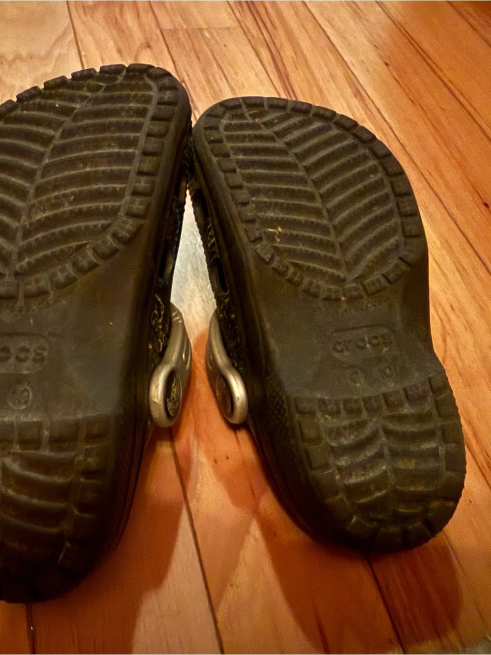 CROCS Kids Black and Silver Star Wars Grogu Clogs